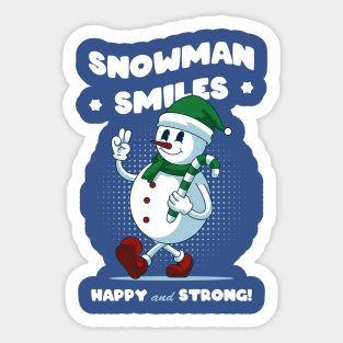 Cute Snowman Sticker